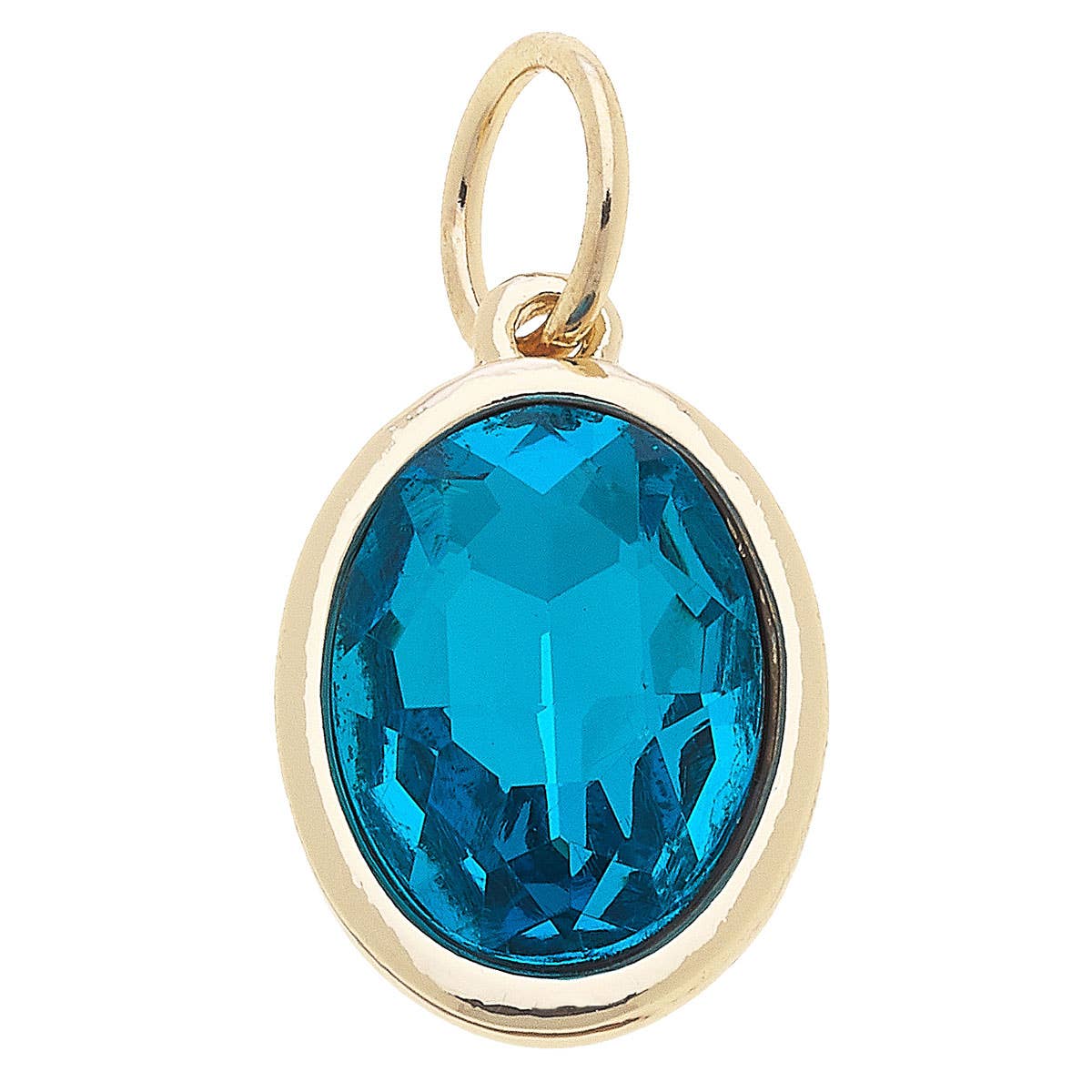 Canvas Style - Glass Birthstone Charm: May / Emerald