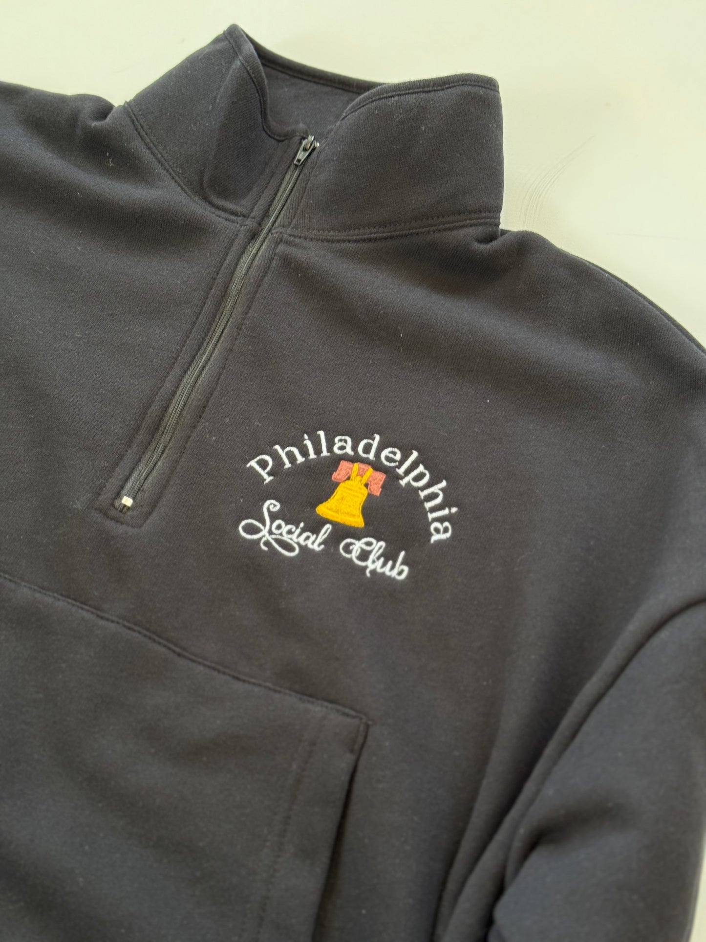 Women’s 'Social Club' Half Zip Pullover Sweatshirt