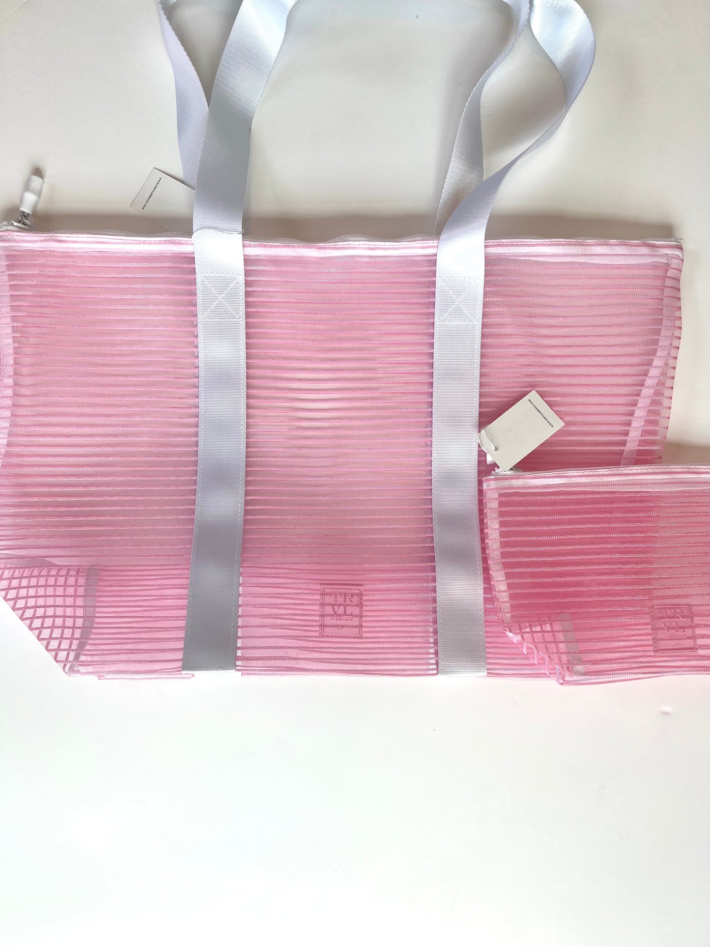 TRVL Design Everything but the Sand Mesh Tote with Pouch