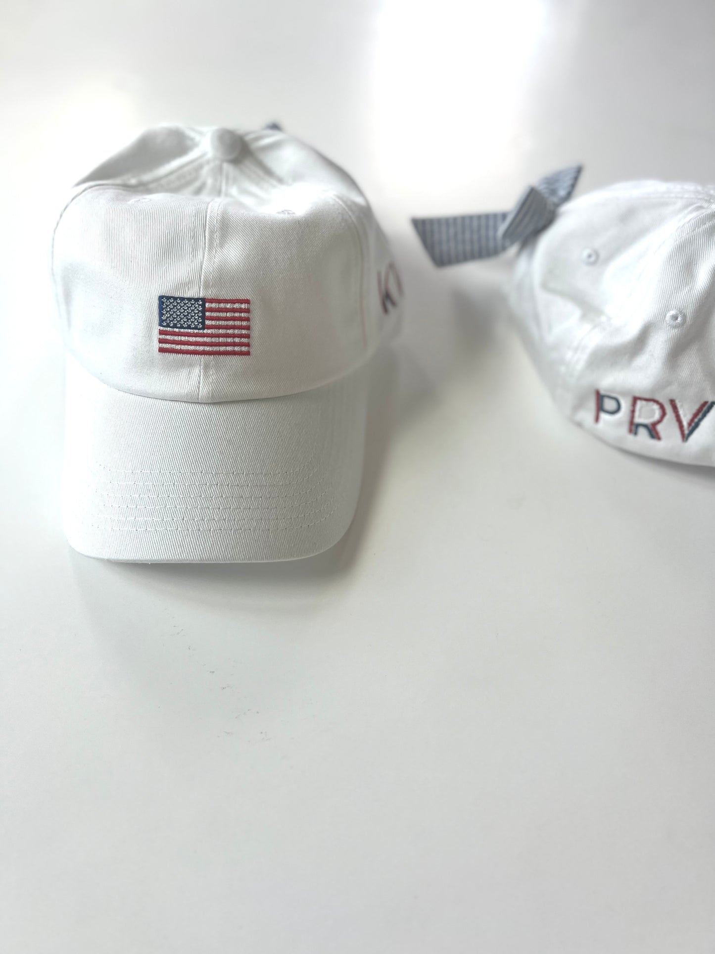 Bits & Bows American Flag Bow Baseball Hat (Women)