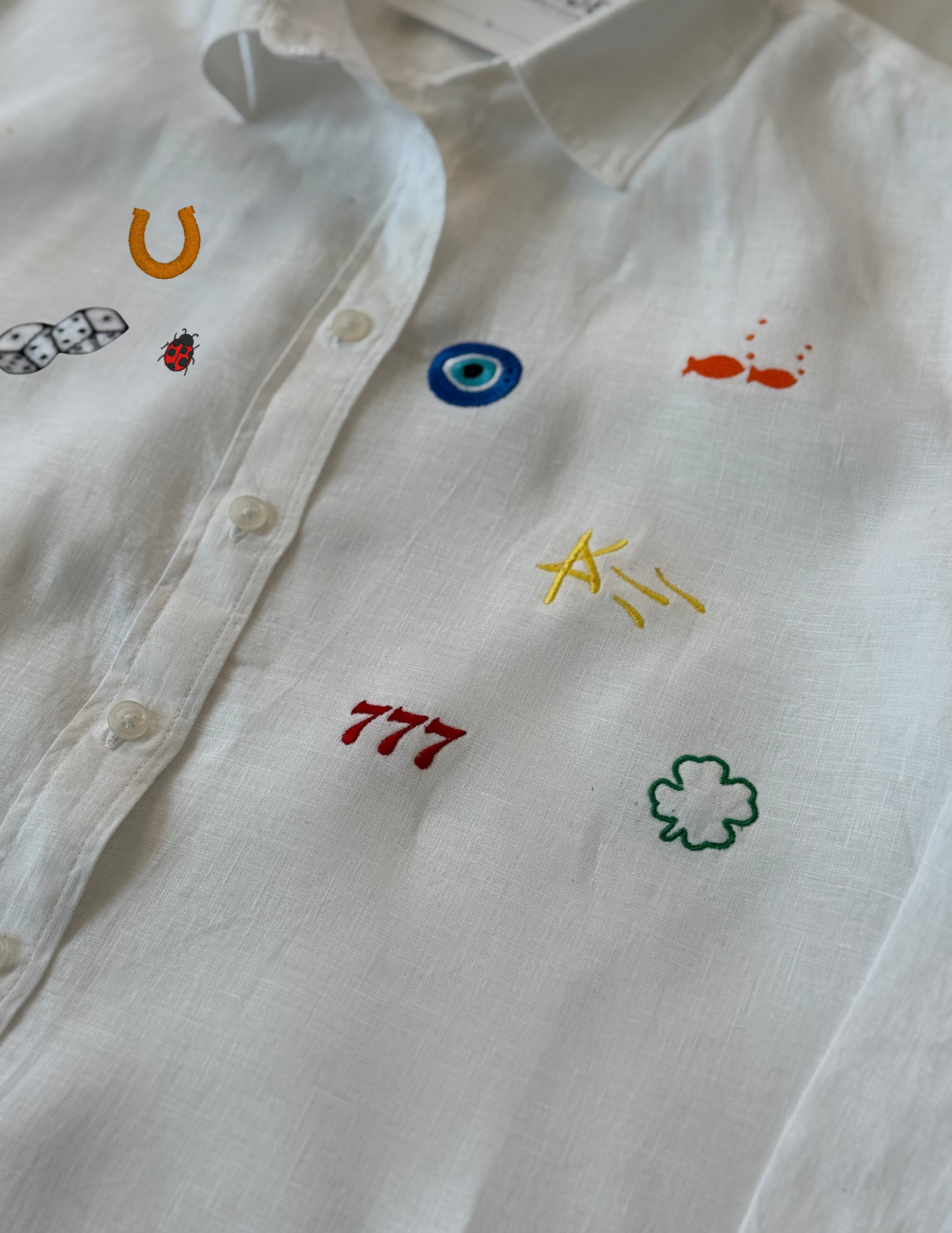 Women's M.I.Y.O. Linen Buttondown- Pick Your Motifs