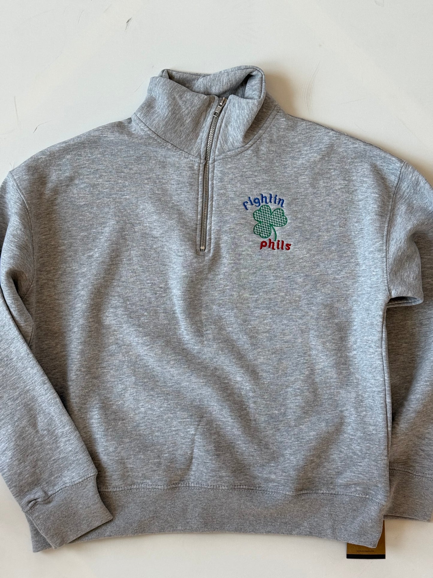 Women's Sueded Fleece Quarter-Zip Sweatshirt