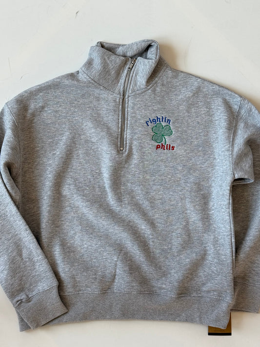 Women's Sueded Fleece Quarter-Zip Sweatshirt