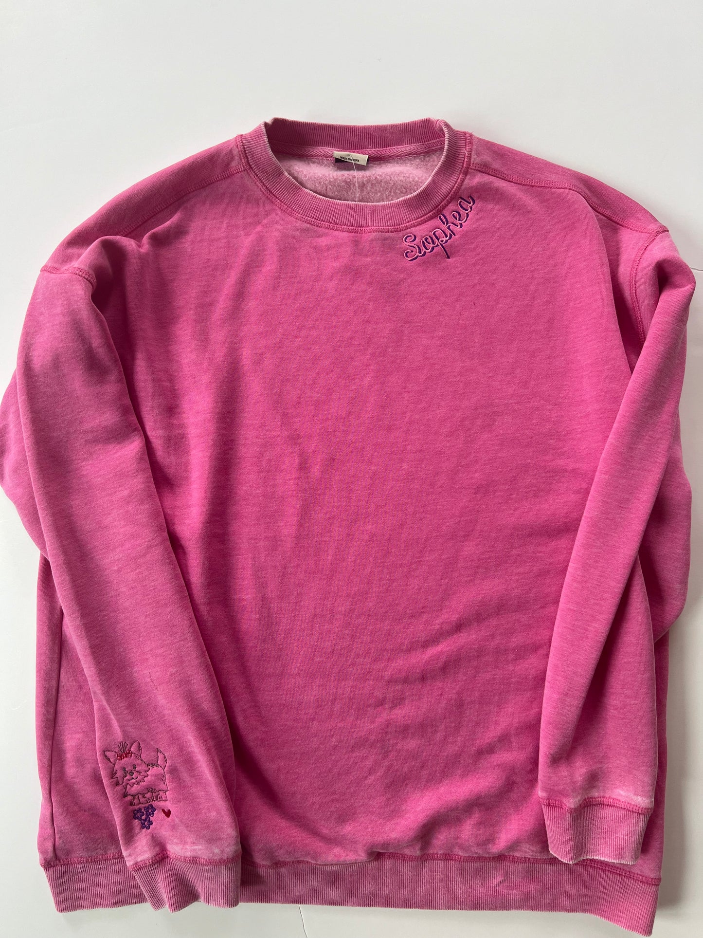 Women's Burnout Crewneck Pullover