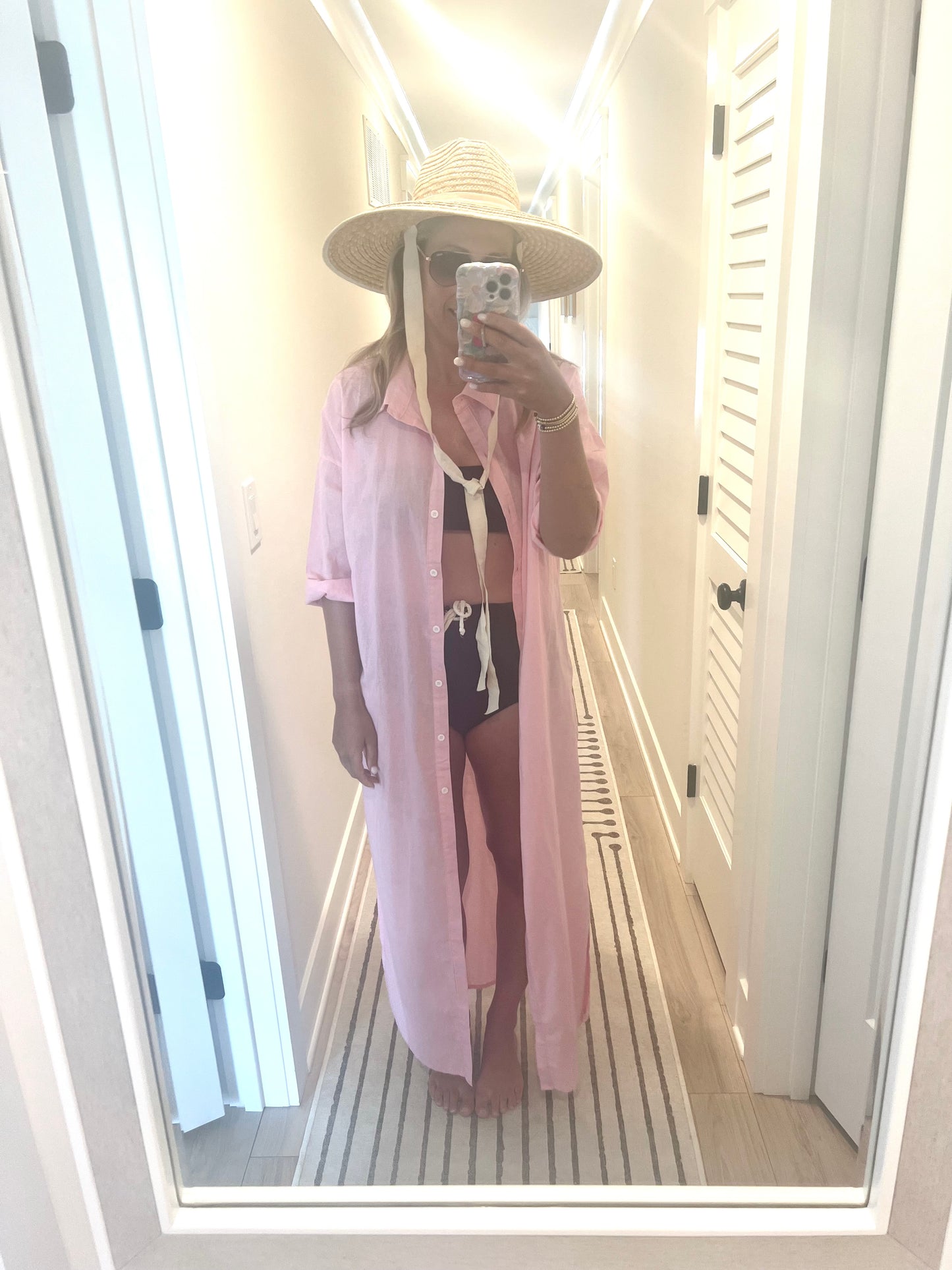 Women's Maxi Cotton/Linen Cover Up