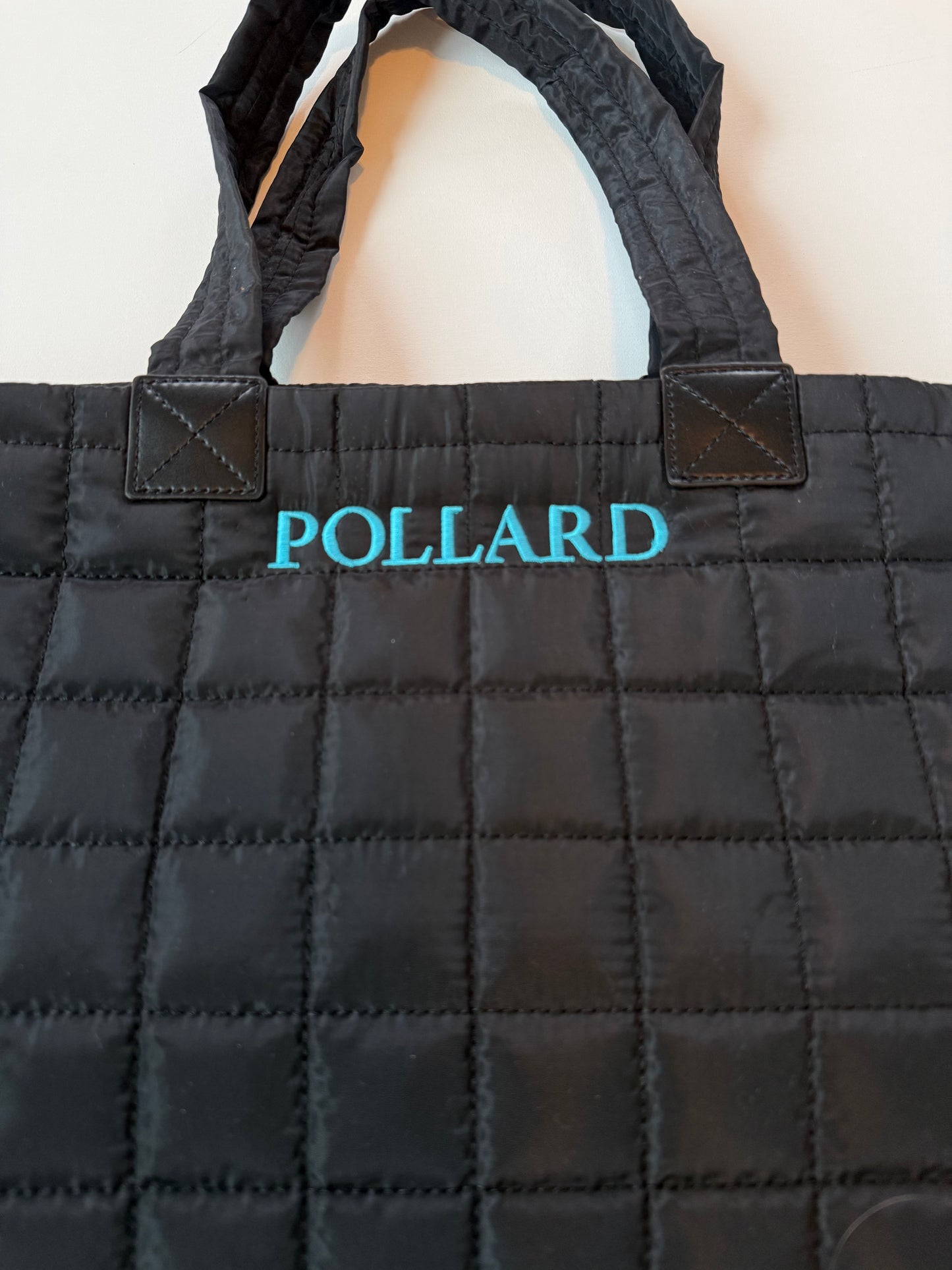 Quilted Tote Bag with Straps