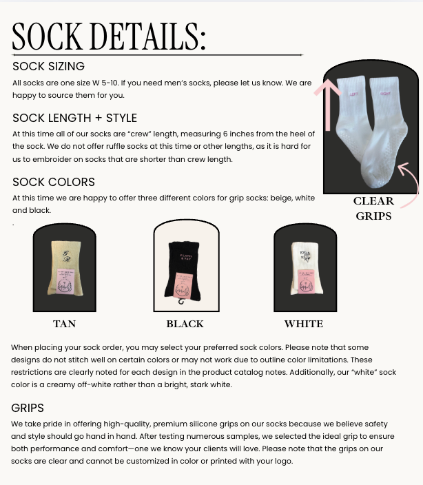 Gabby & Threads - Football Socks (Regular & Grip): White Regular Socks (No Grips)