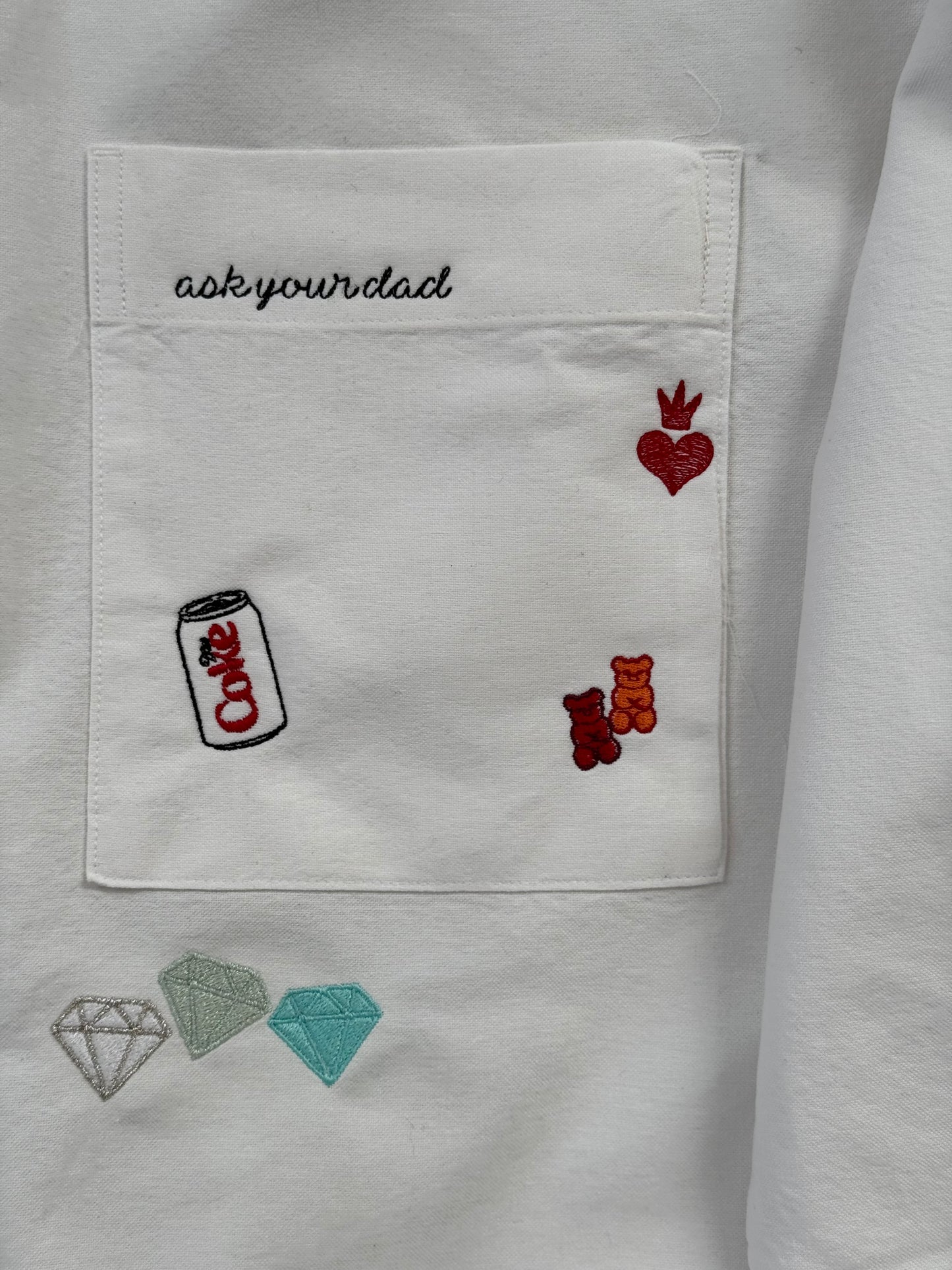 Women's M.I.Y.O. “Mom” Motif Button Down