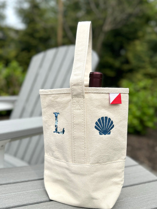ShoreBags - 2 Bottle Wine Tote