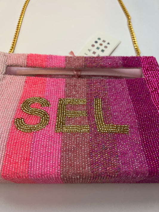 Tiana Designs Pink Ombre Clutch