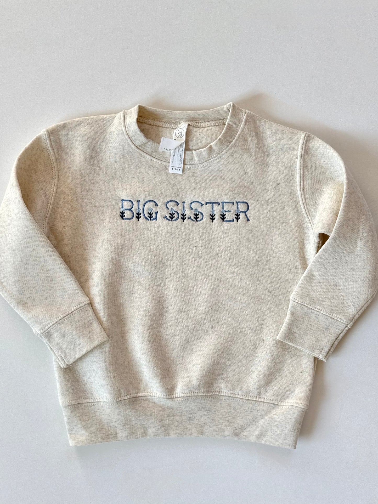Toddler & Little Kid Heathered Crew Neck Sweatshirt