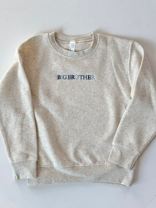 Toddler & Little Kid Heathered Crew Neck Sweatshirt