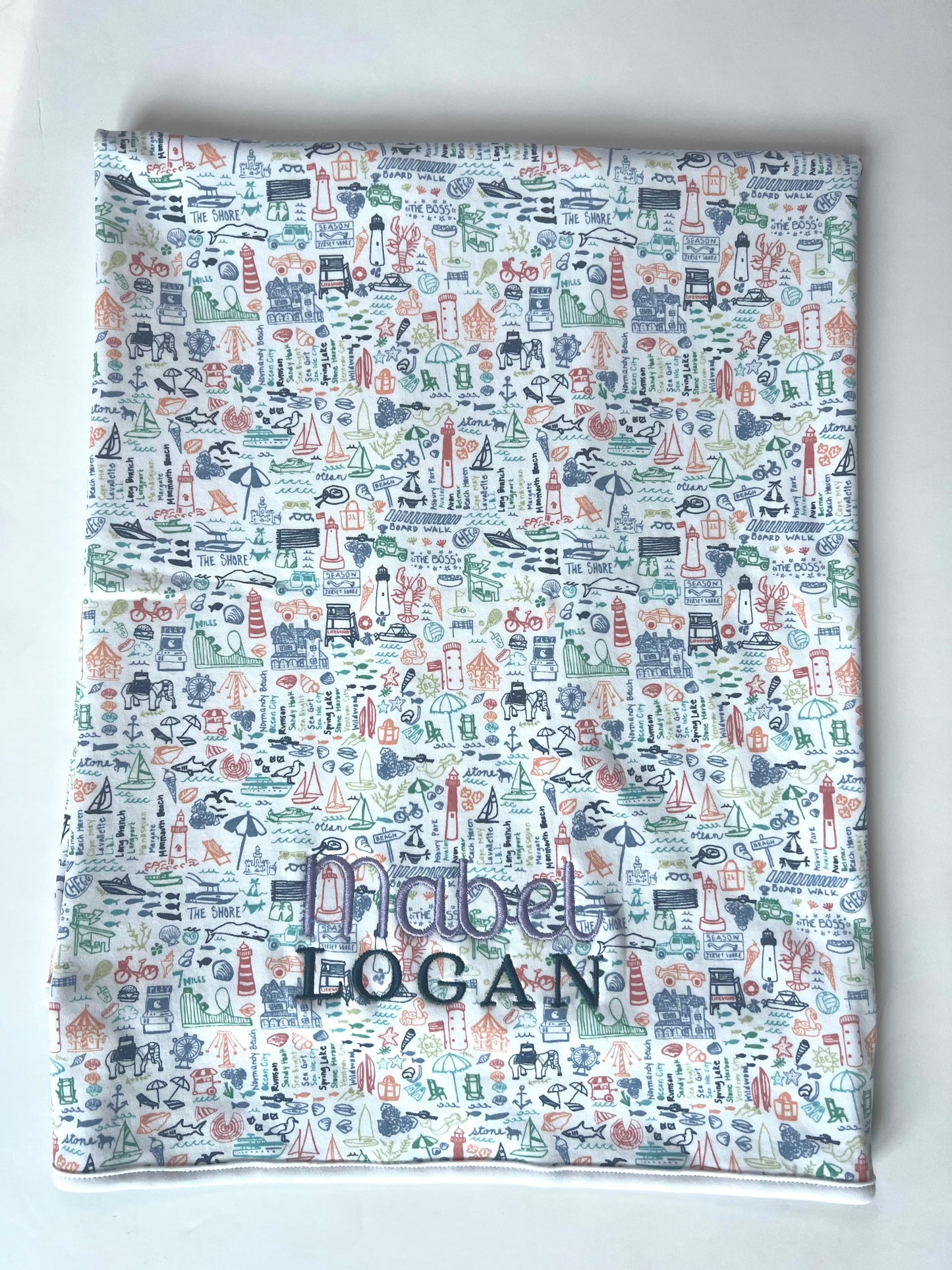 Jersey Shore Baby Blanket