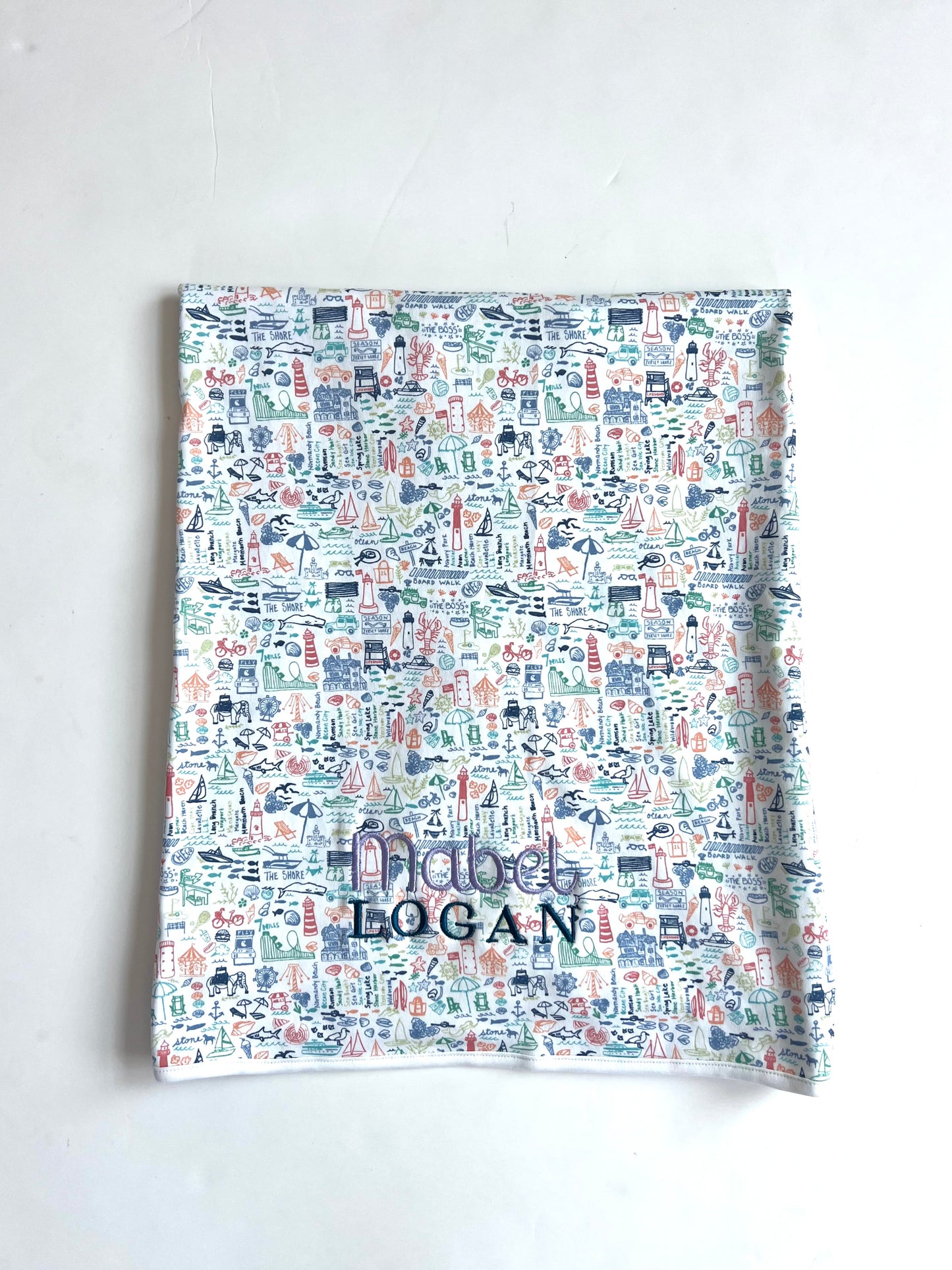 Jersey Shore Baby Blanket