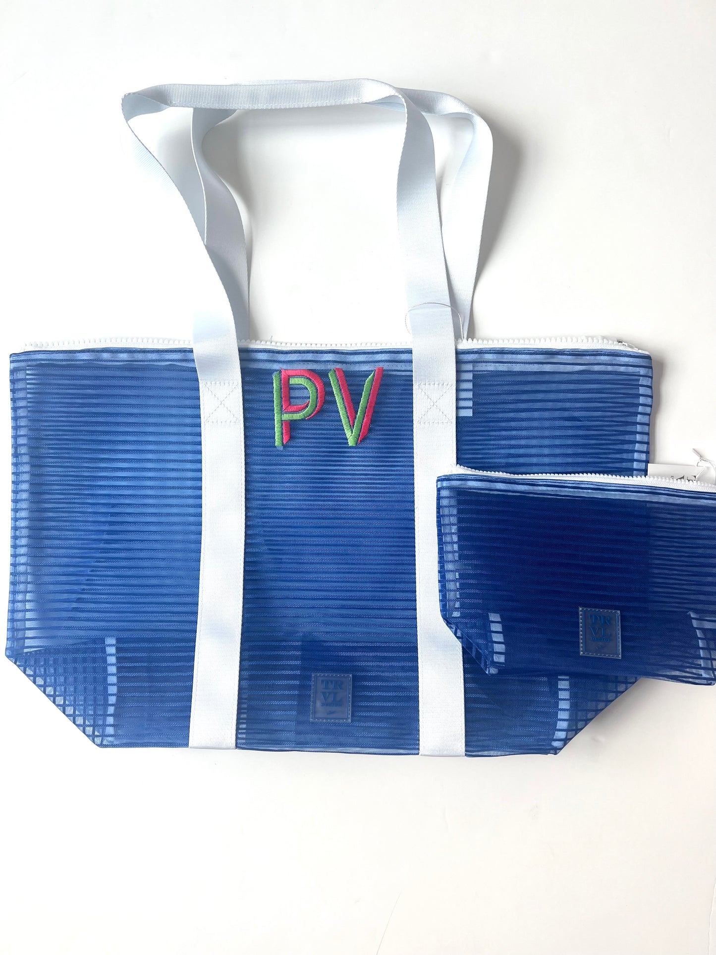 TRVL Design Everything but the Sand Mesh Tote with Pouch