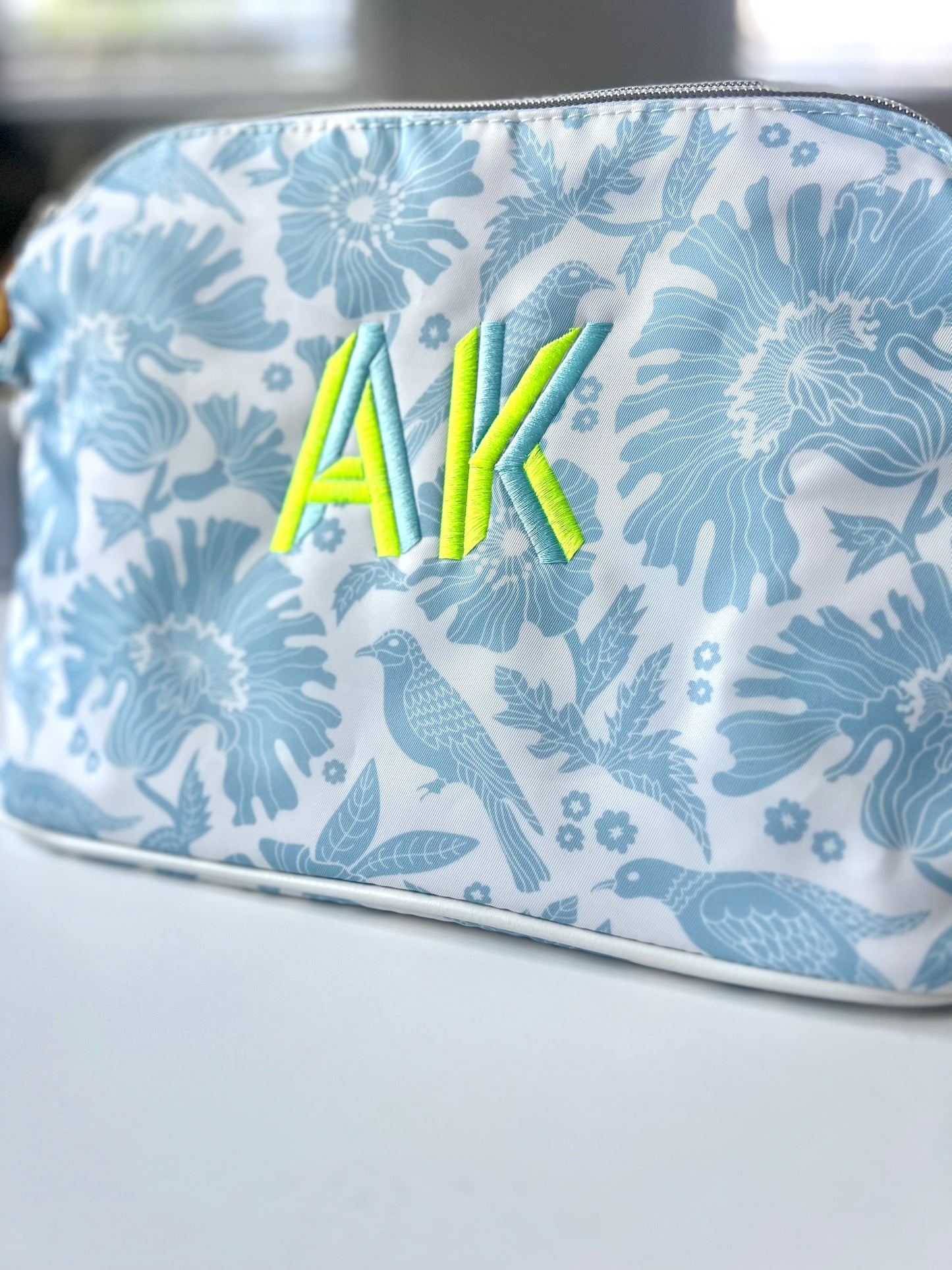 TRVL Design Printed Traveler Zip Pouch