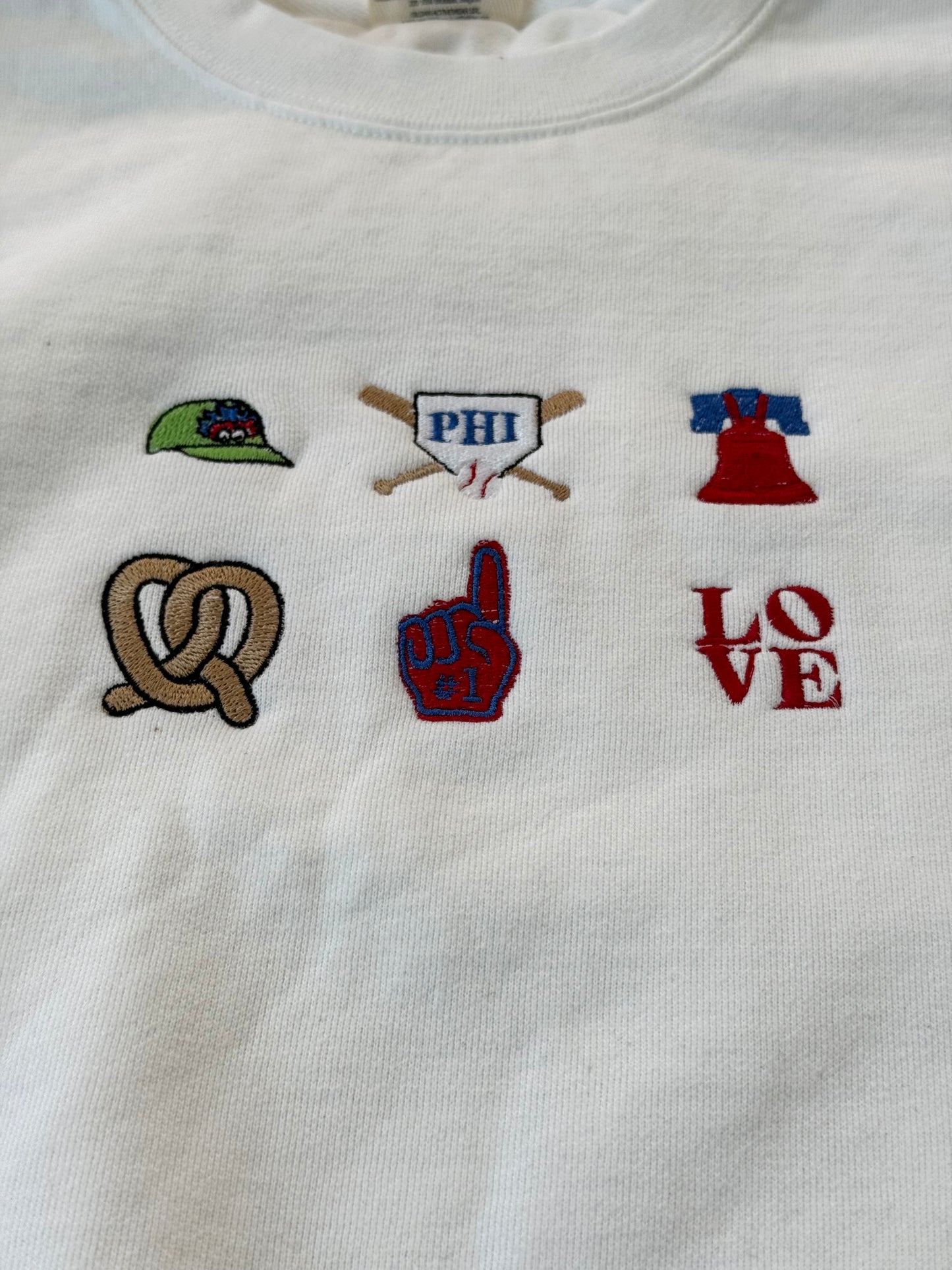 Adult "Philly Mini Motifs" Worn-In Sweatshirt