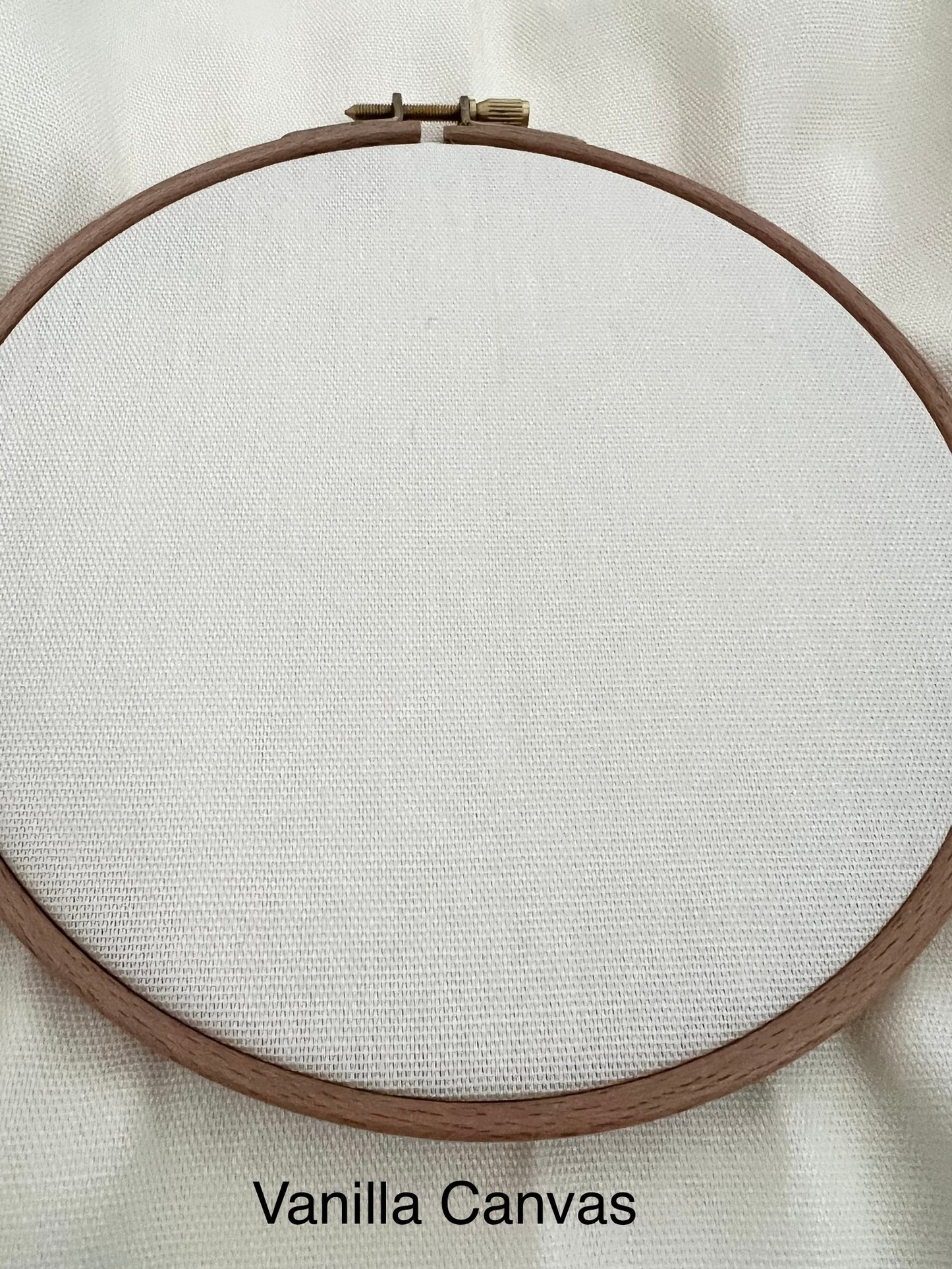 Custom Embroidered Handwriting in a Vintage Portrait Frame
