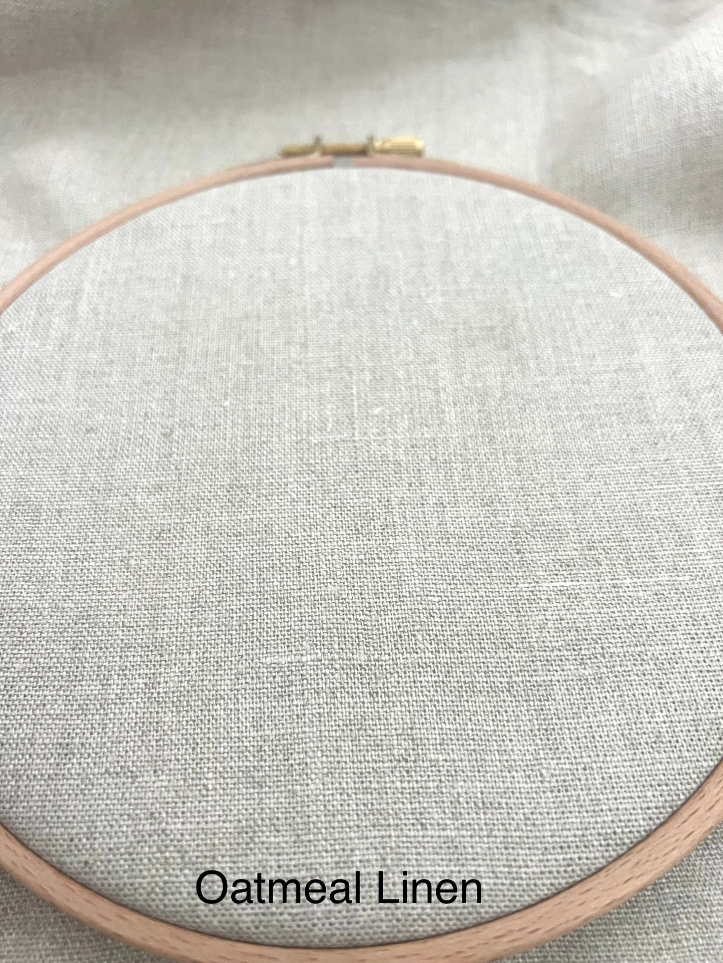 Custom Embroidered Handwriting in a Vintage Portrait Frame
