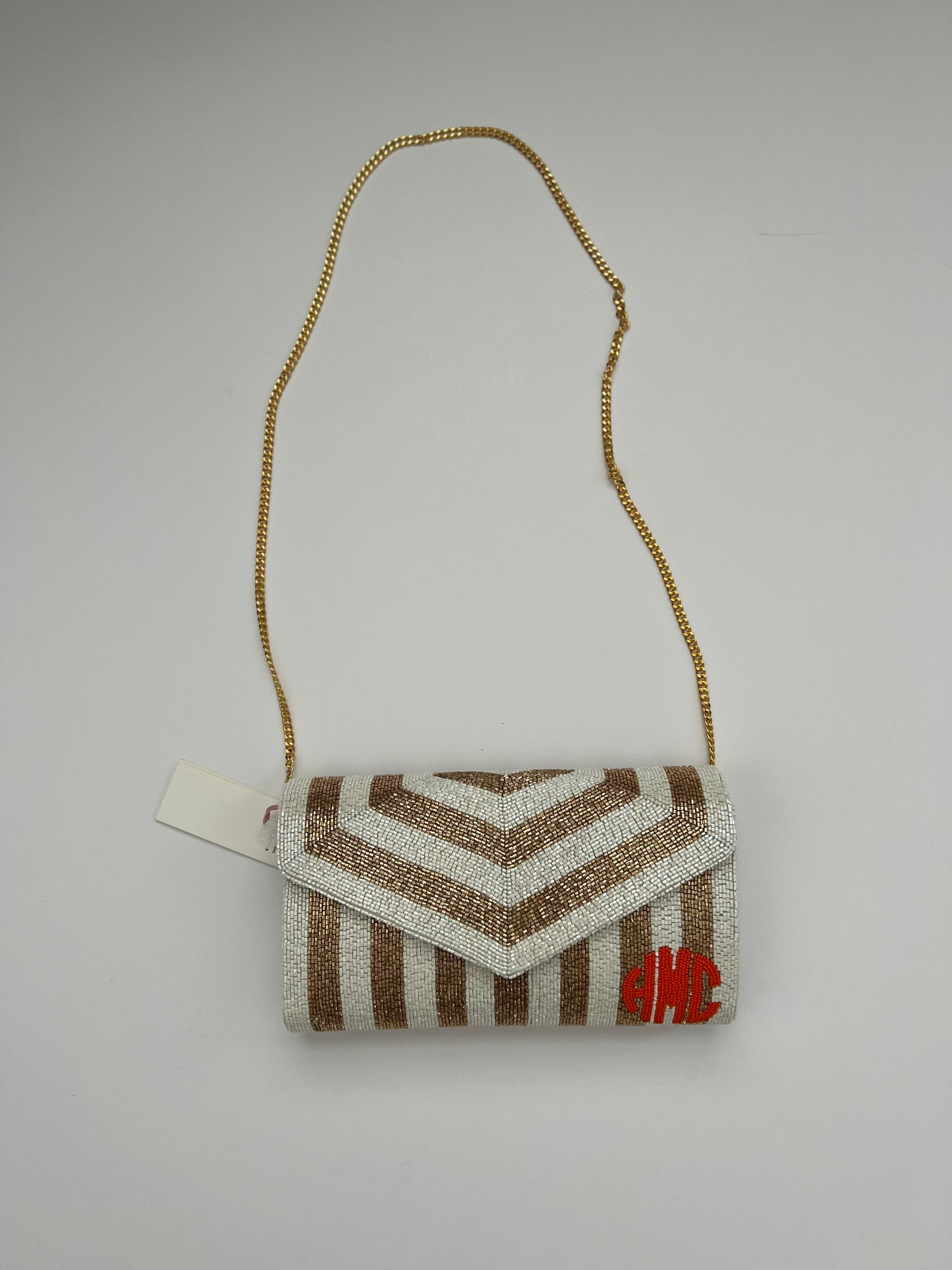 Tiana Designs Fully Beaded Envelope Clutch