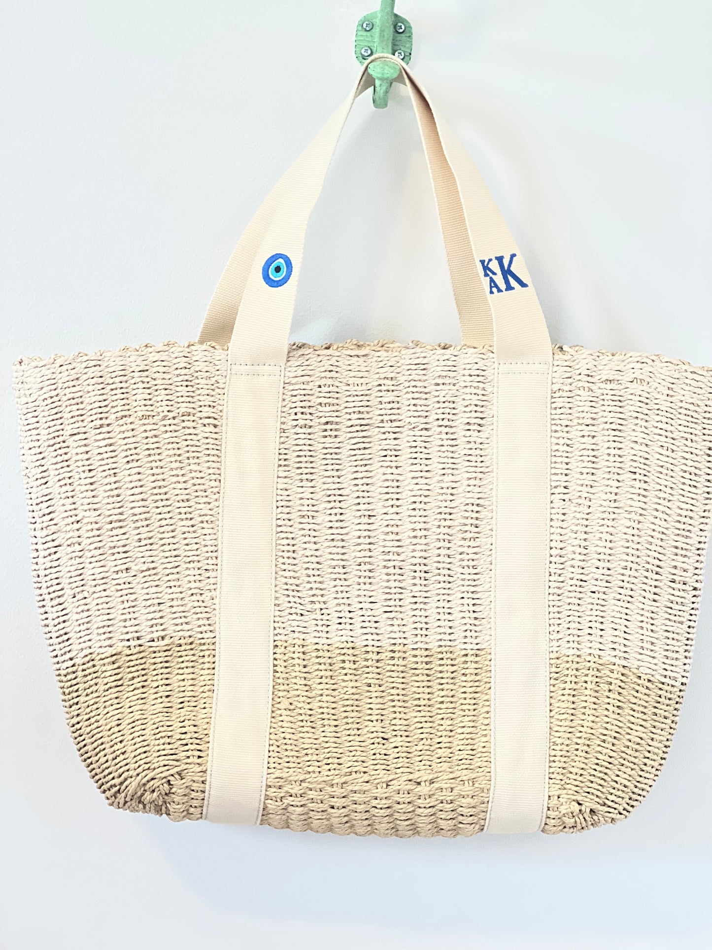 Straw Travel Tote Bag