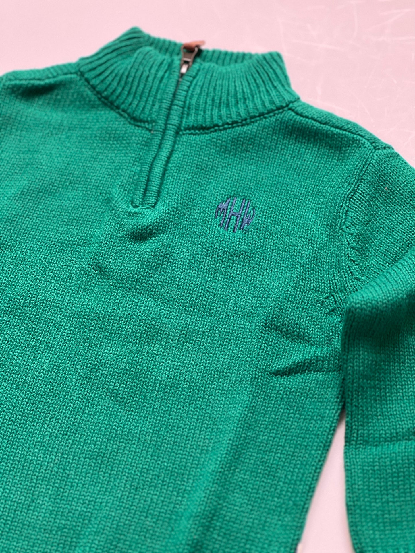 Boys' Quarter Zip Sweater