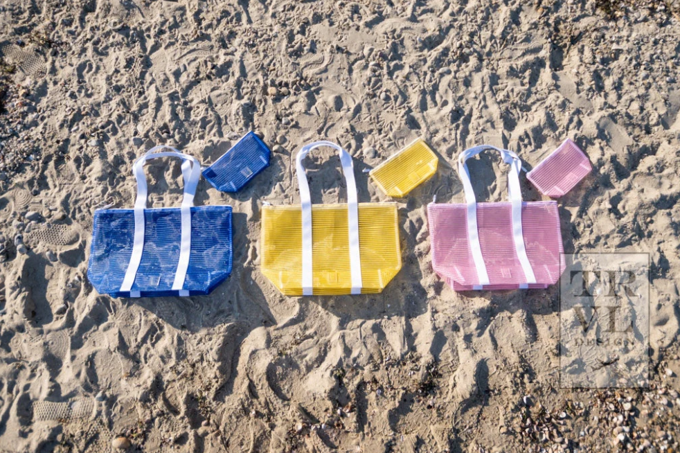 TRVL Design Everything but the Sand Mesh Tote with Pouch
