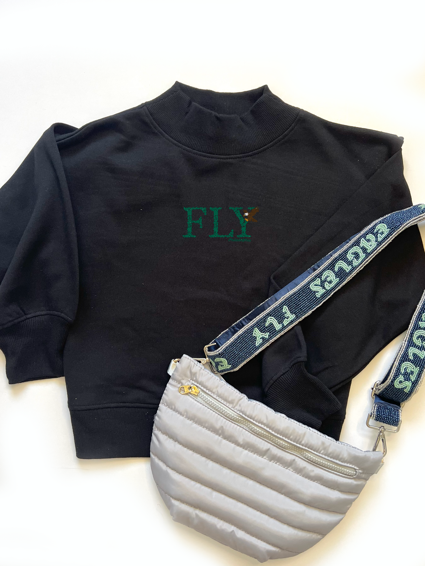 Women's Mock Neck Sweatshirt
