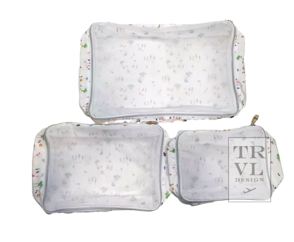 TRVL Design Set of 3 Packing Cubes