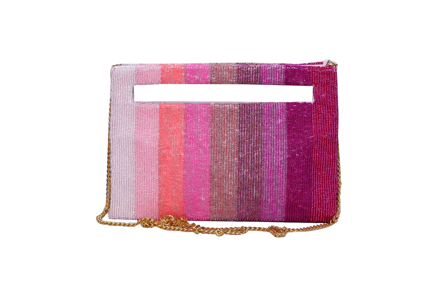 Tiana Designs Pink Ombre Clutch