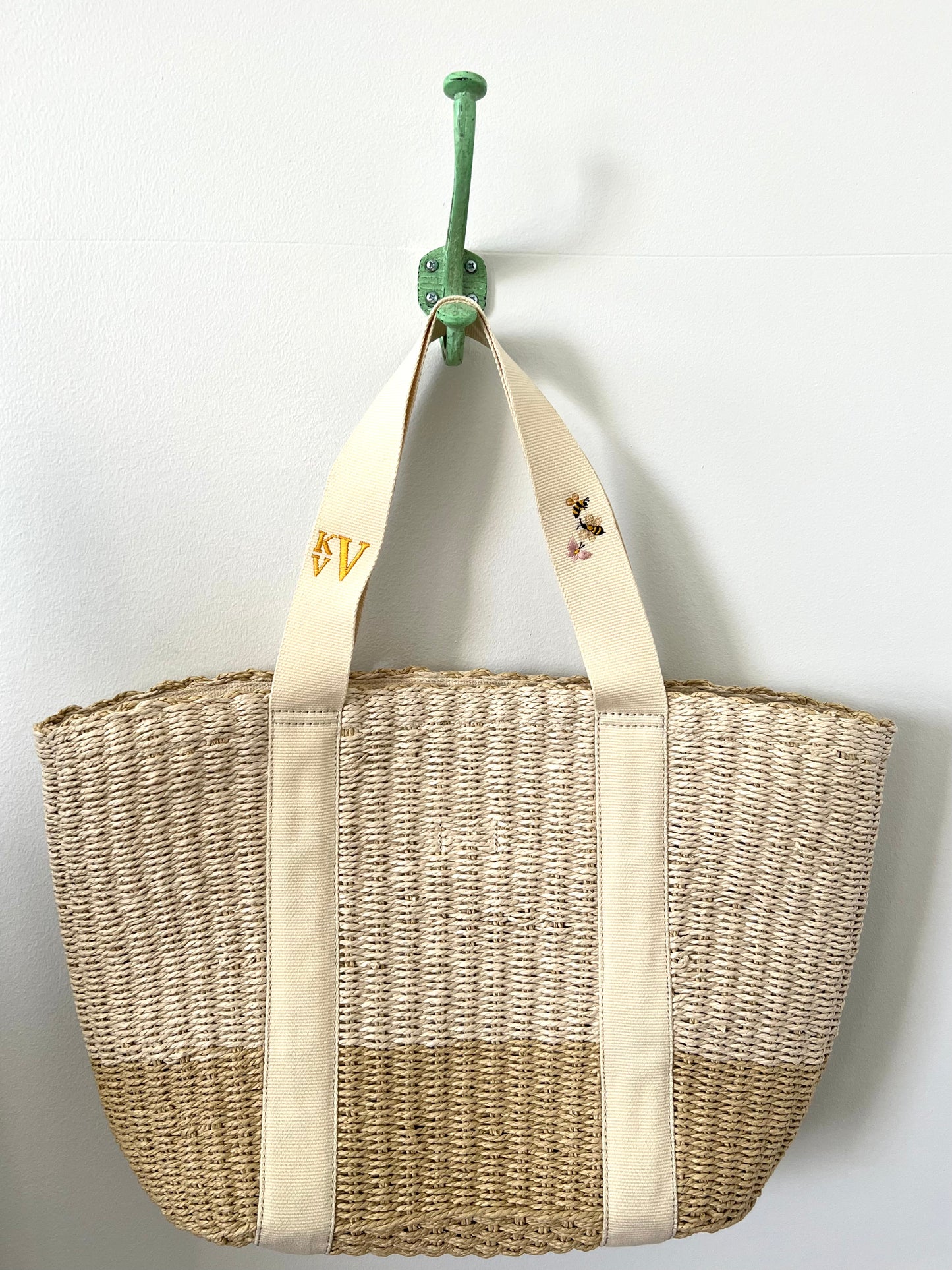 Straw Travel Tote Bag