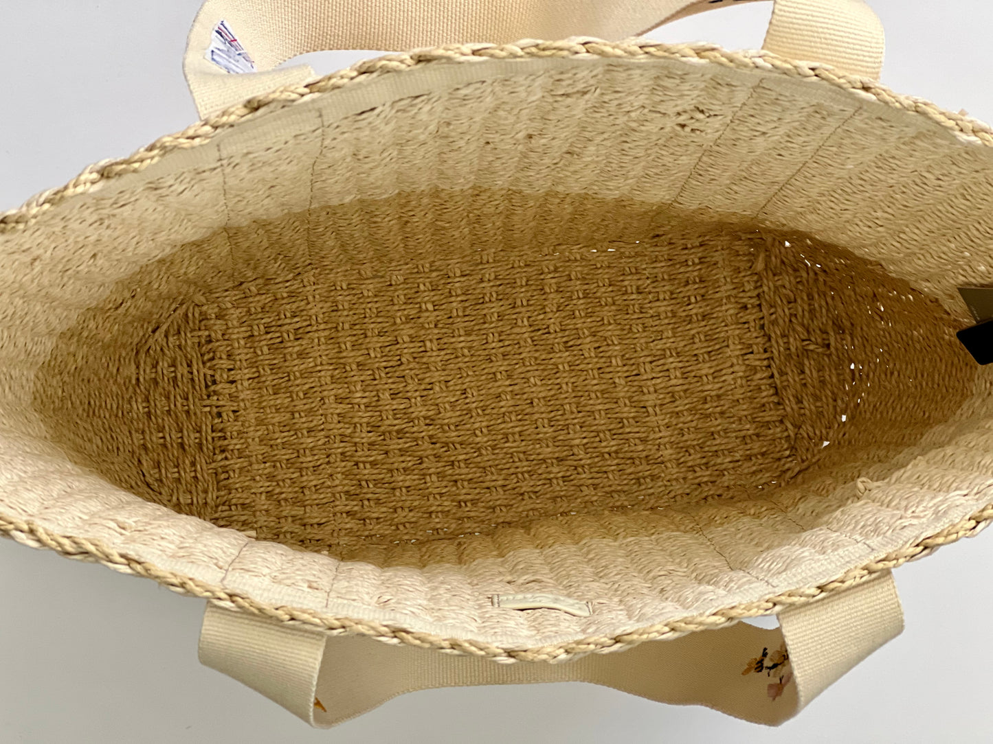 Straw Travel Tote Bag