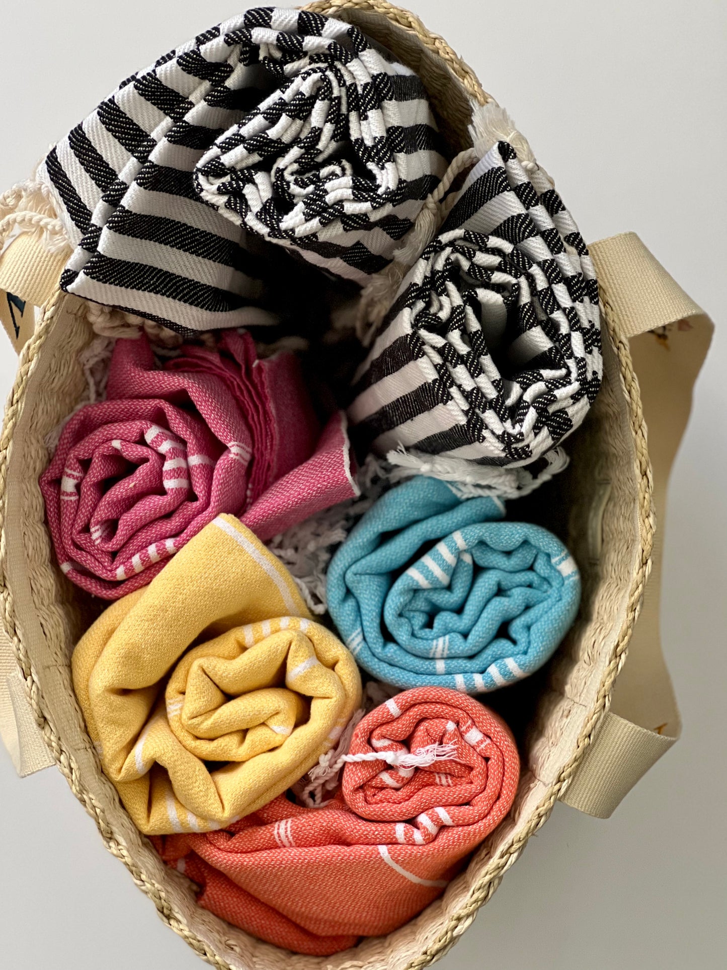 Straw Travel Tote Bag