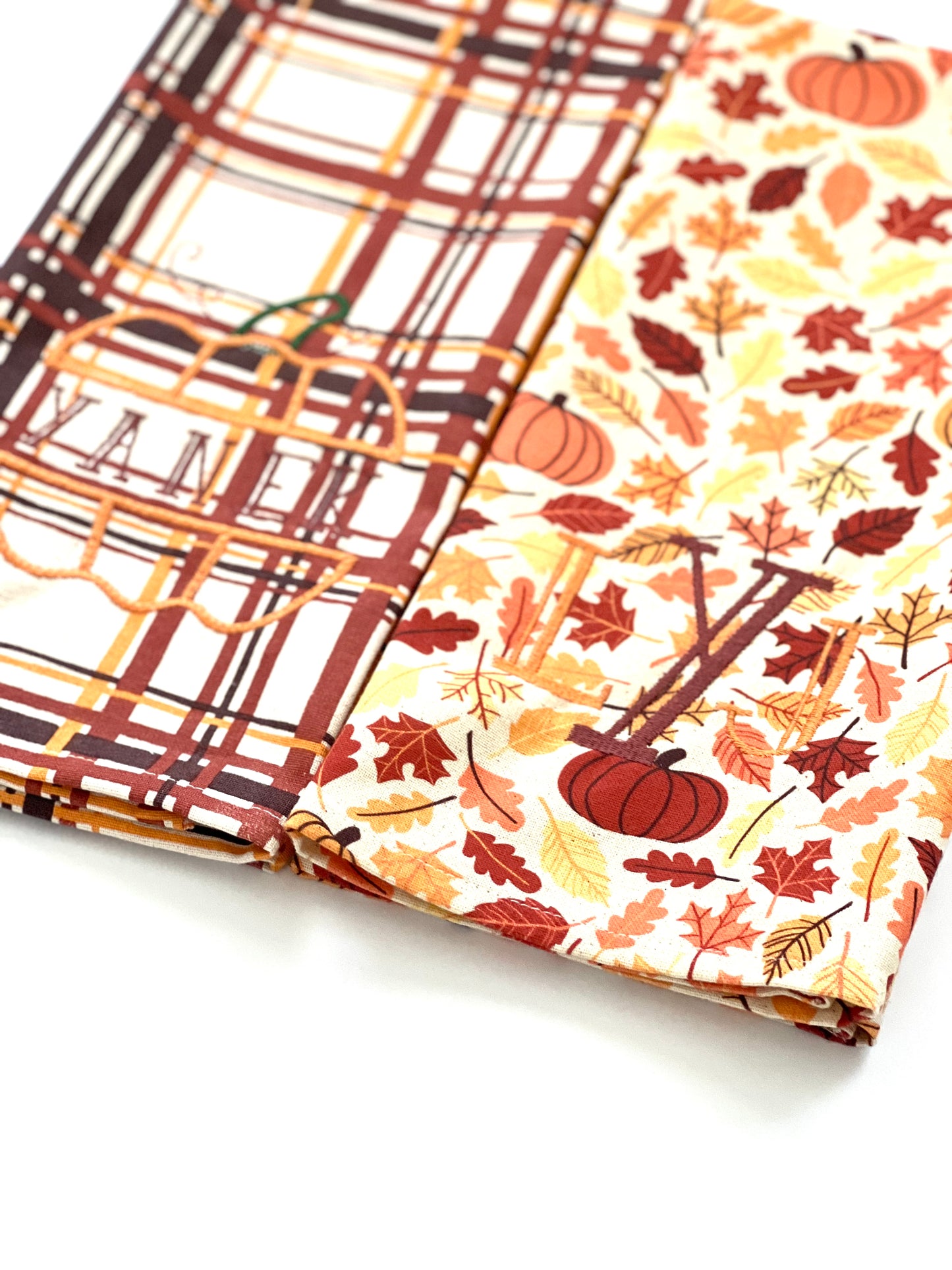 Set of 2 Fall Kitchen Towels