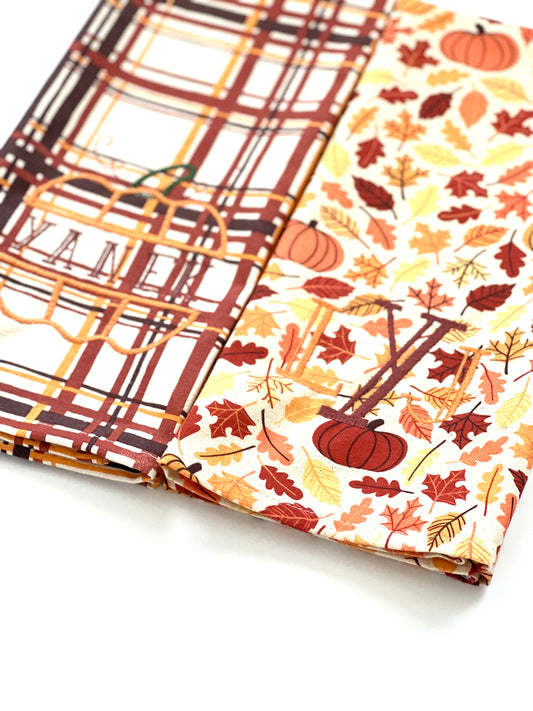 Set of 2 Fall Kitchen Towels