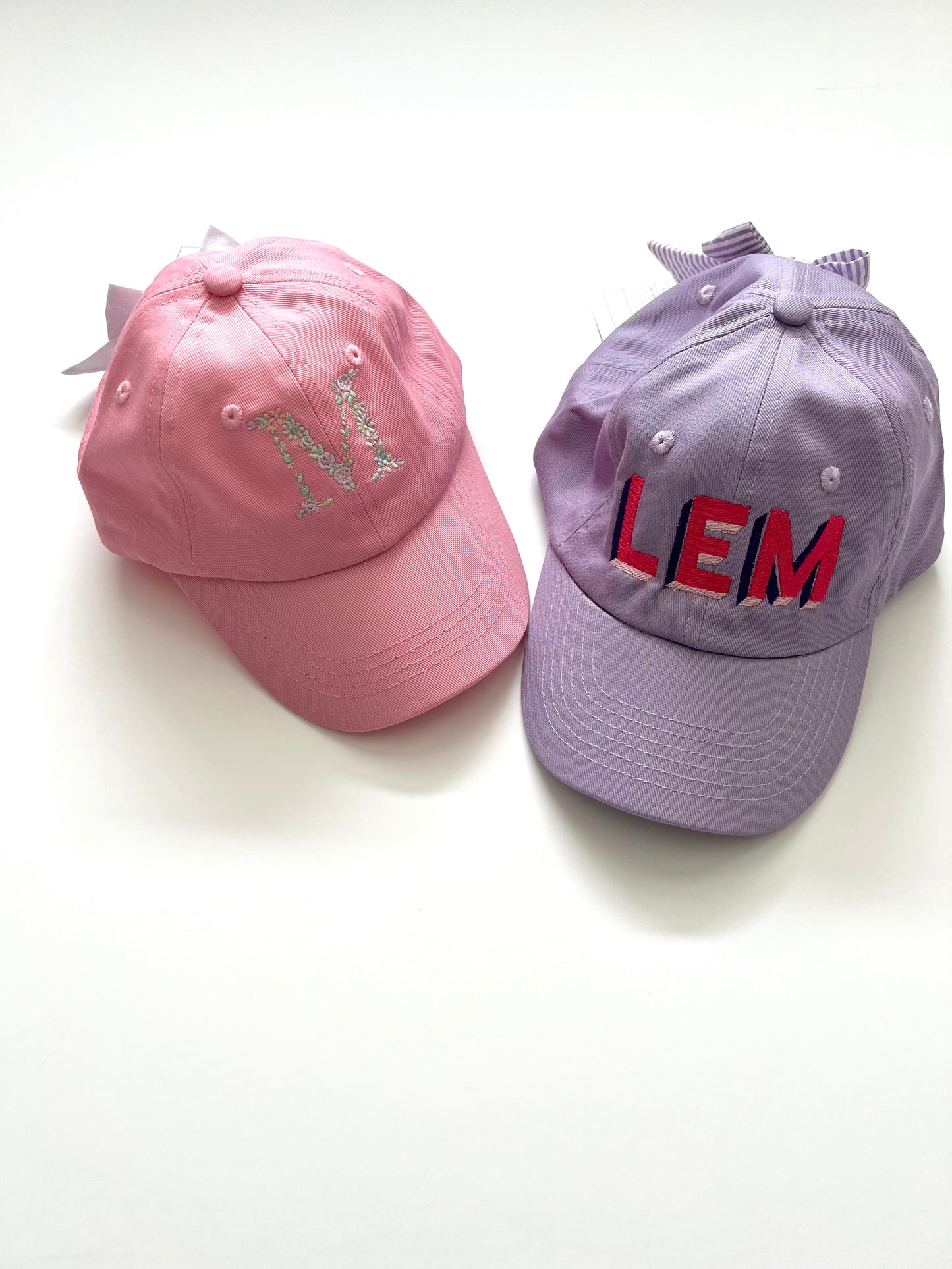 Bits and Bows Baseball Hats