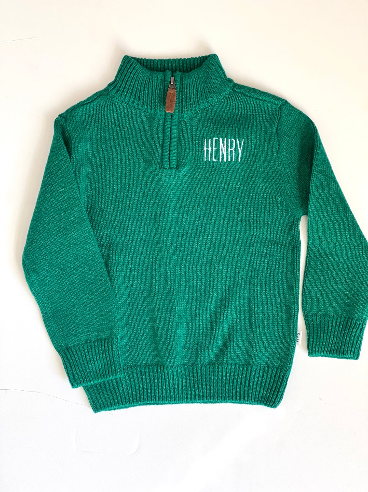 Boys' Quarter Zip Sweater