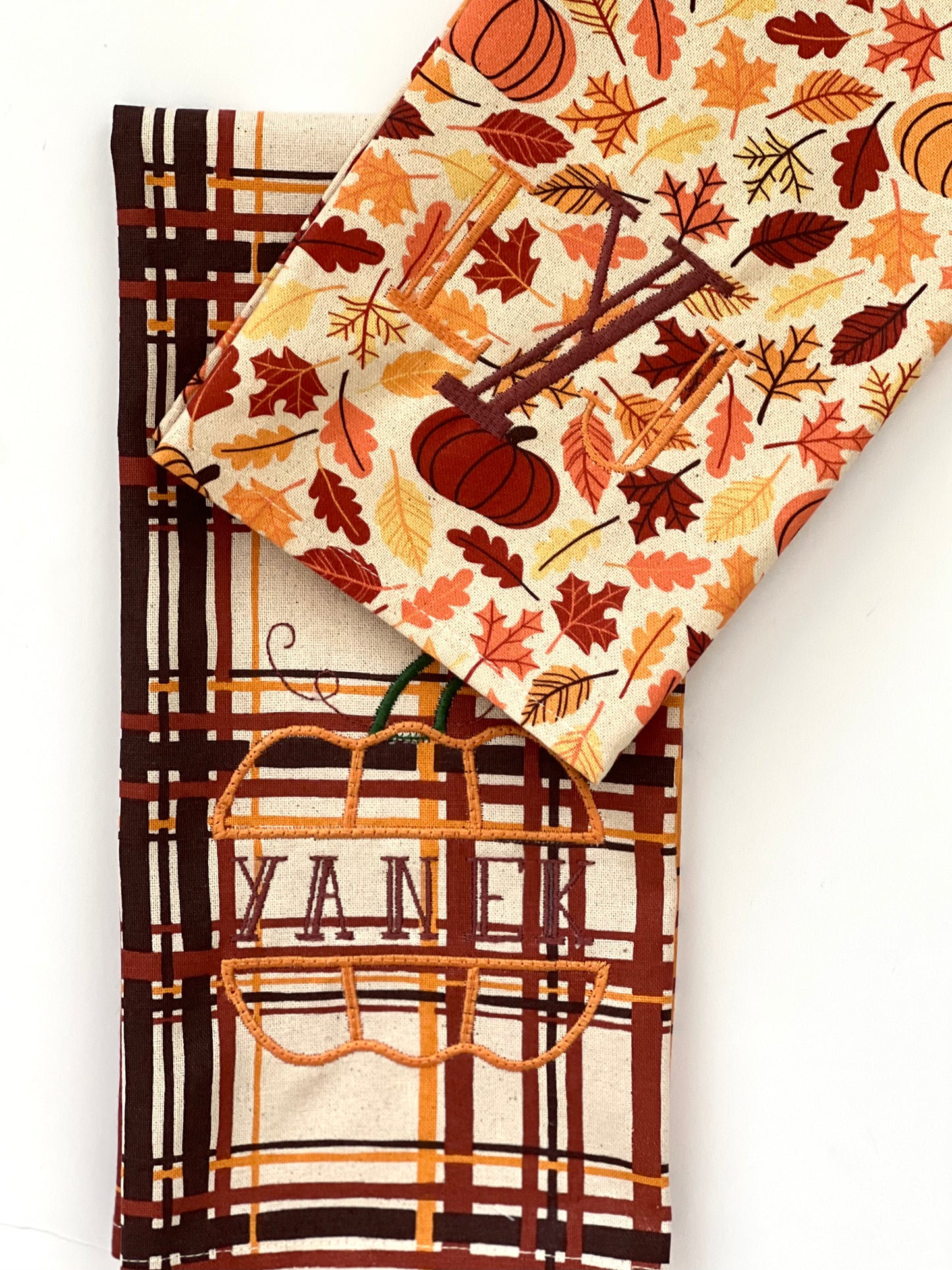 Set of 2 Fall Kitchen Towels