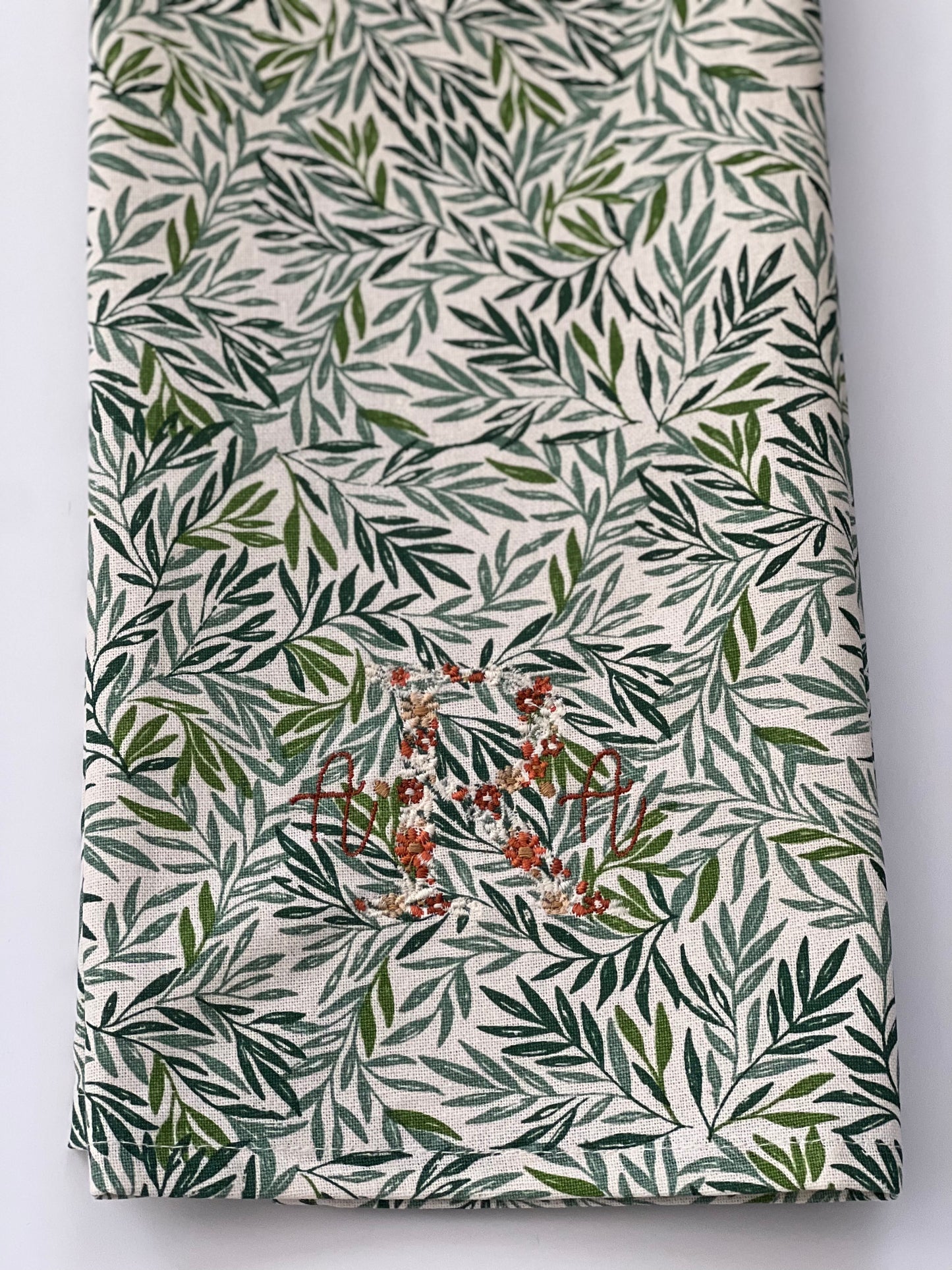 Olive Leaf Kitchen Tea Towel