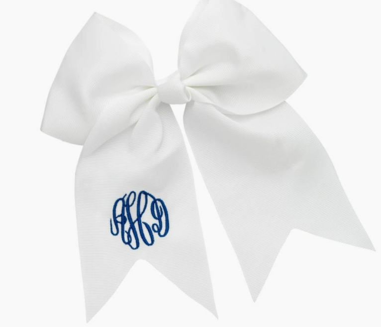 Monogrammed Big Bow
