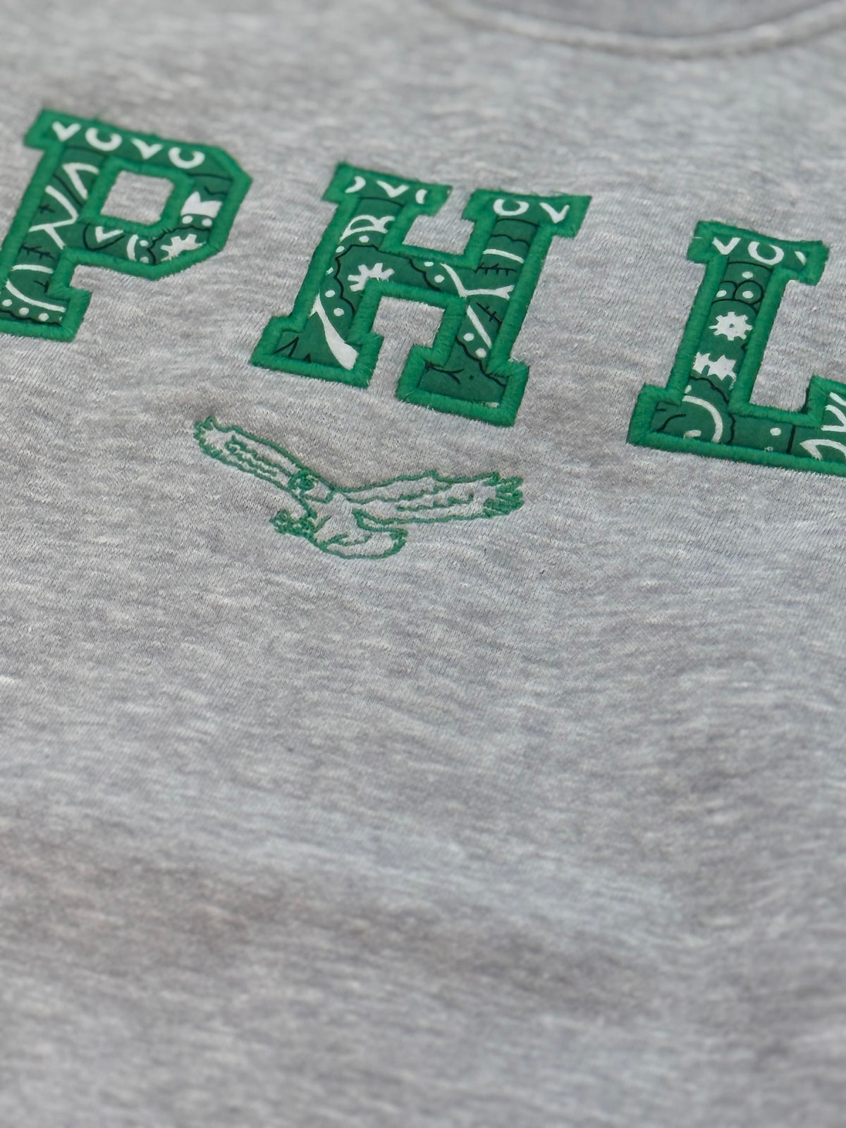 Women's PHL Bandana Applique Crewneck Sweatshirt