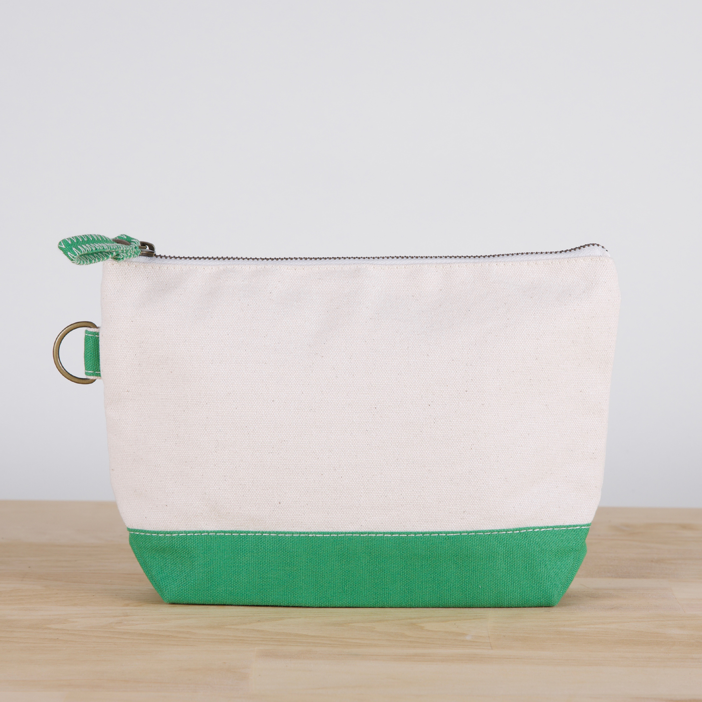 ShoreBags - All In Zip Top Pouch: Green / No Monogram