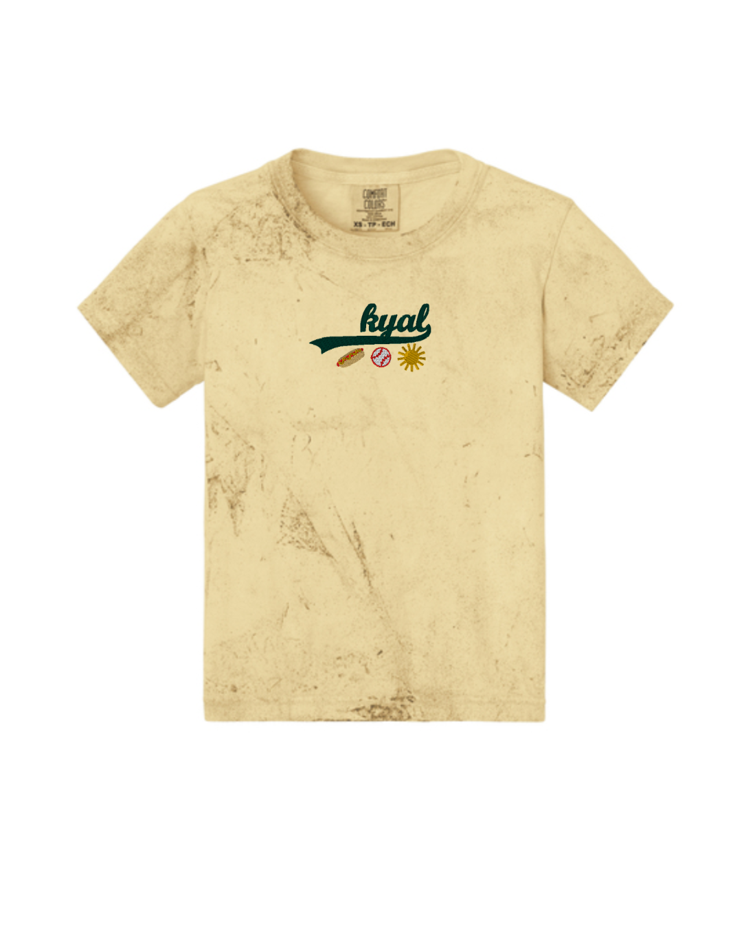 Kimberton Youth Acid Wash Crewneck T-shirt