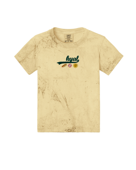 Kimberton Youth Acid Wash Crewneck T-shirt
