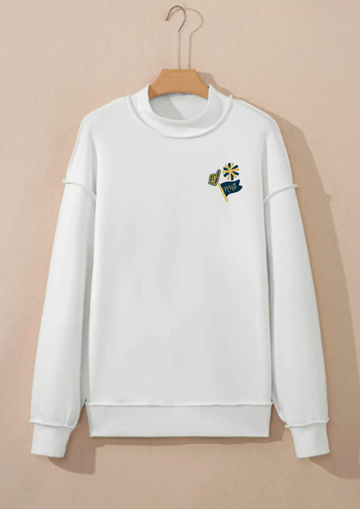 NHS Women's Mock Neck Sweatshirt