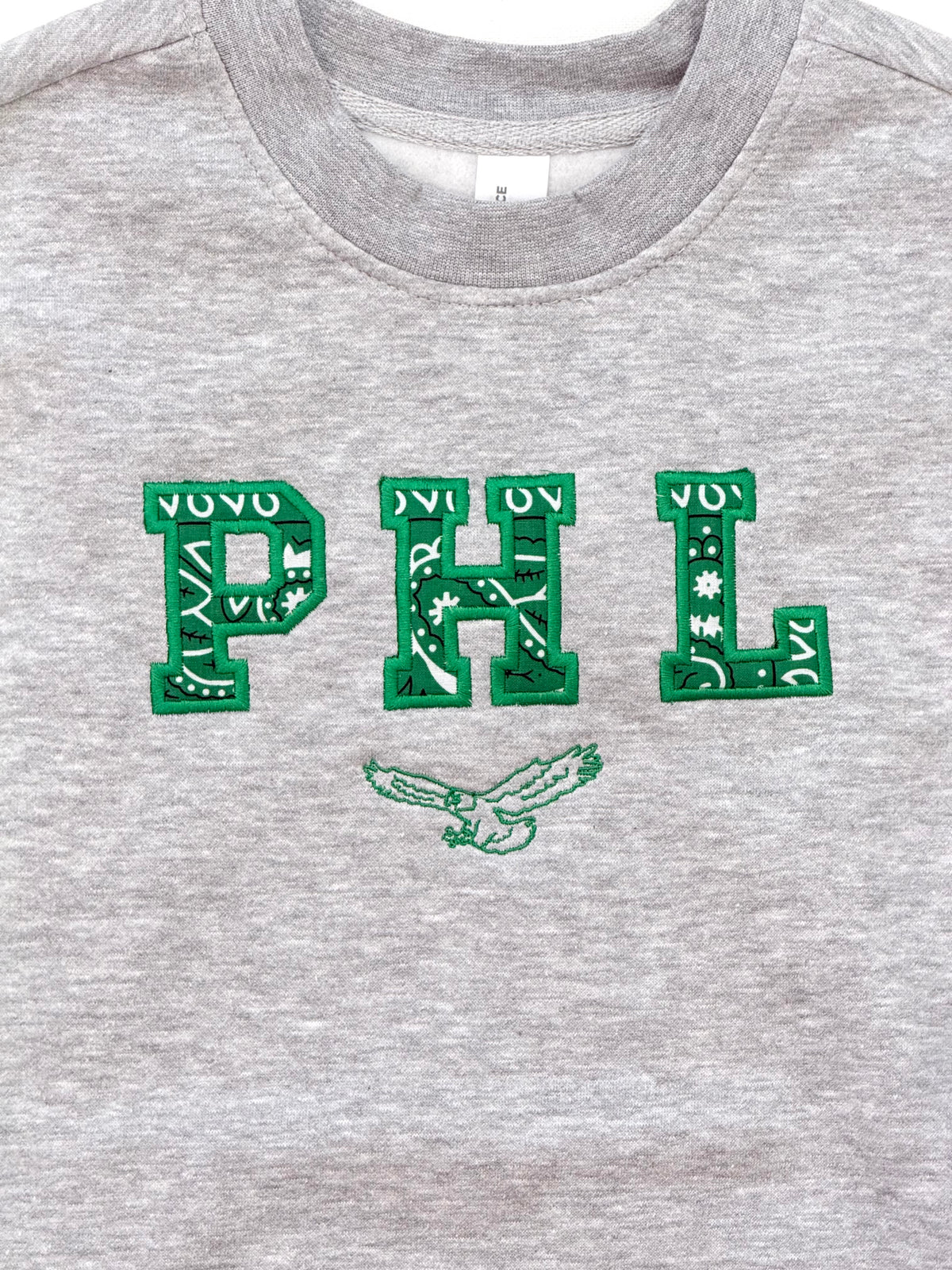Women's PHL Bandana Applique Crewneck Sweatshirt