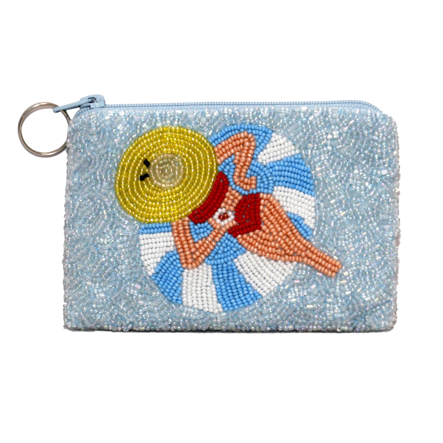 Tiana Designs "Cocktail and Sun" Beaded Coin Purse
