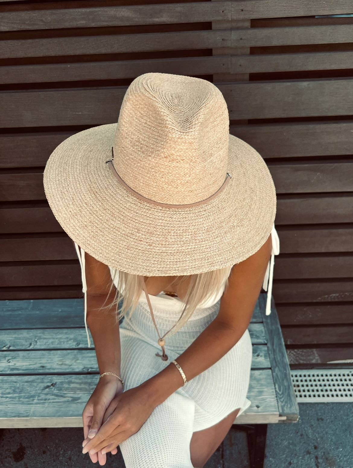 Raffia Lifeguard Hat