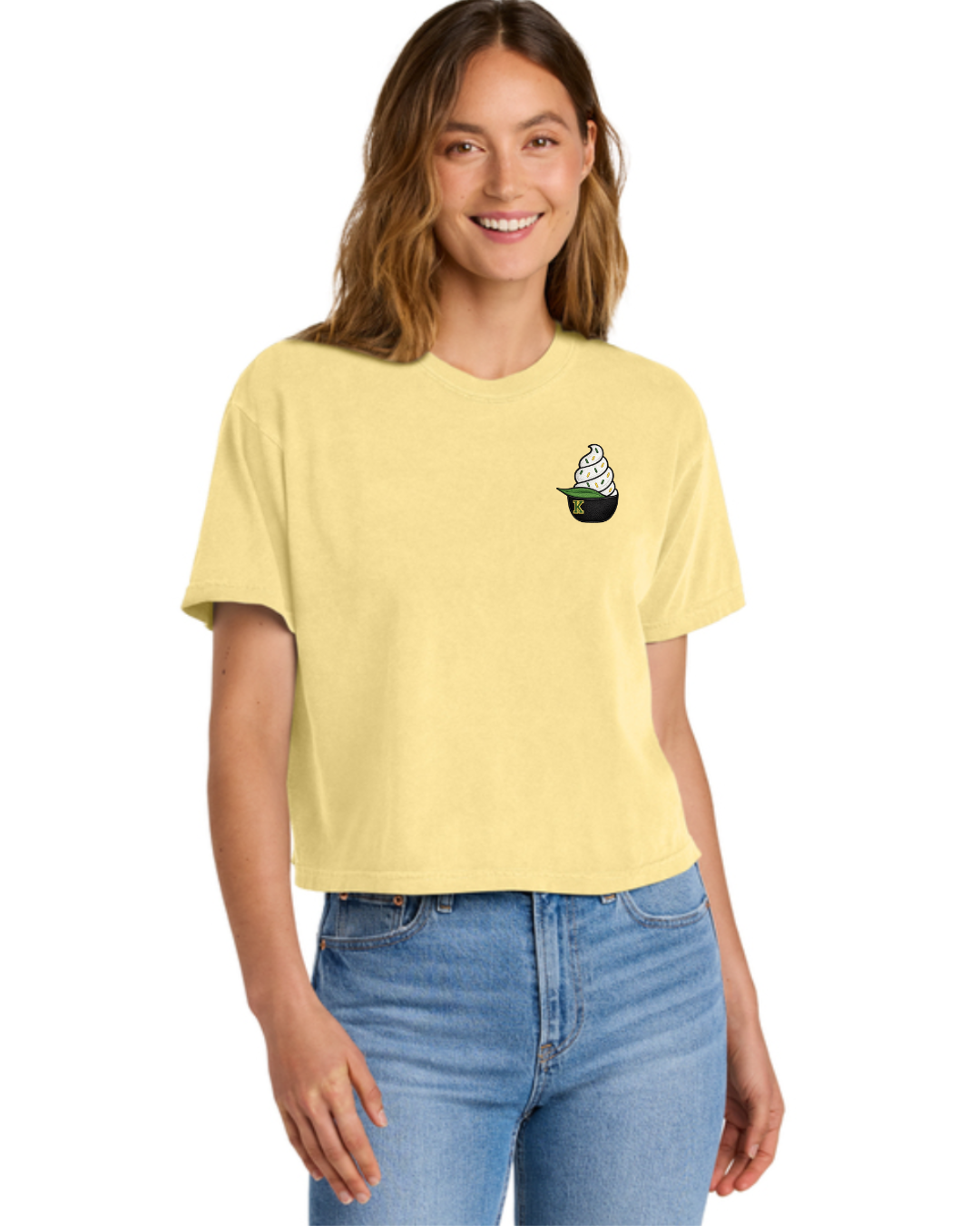 Kimberton Crew Neck Crop-ish Tee