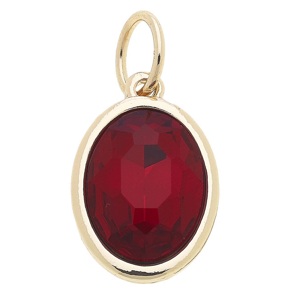 Canvas Style - Glass Birthstone Charm: May / Emerald
